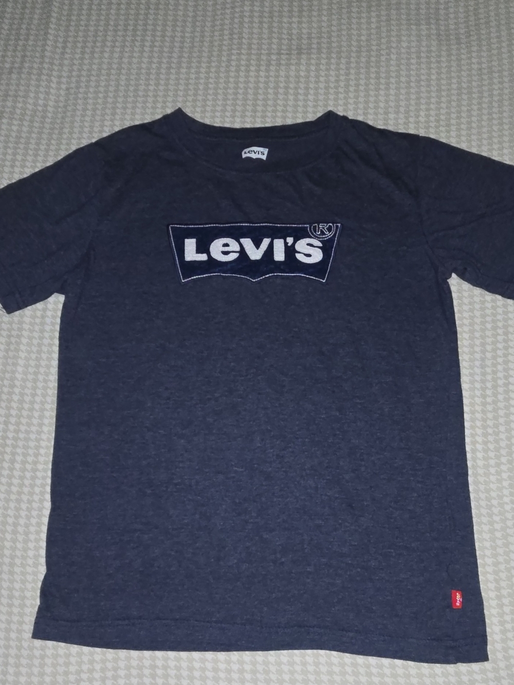 Levi's Men's Navy Blue Logo Short Sleeve Tee
